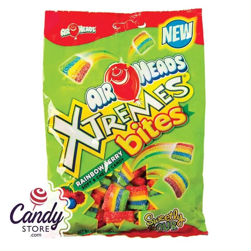 Airheads Xtreme Rainbow Berry Bites - 12ct
