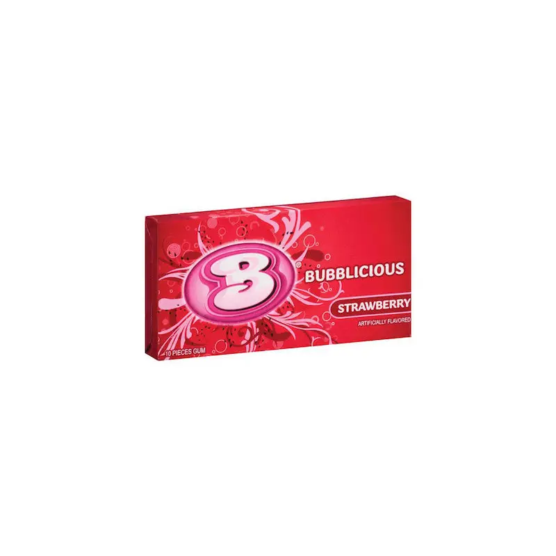 Bubblicious Strawberry Bigs 10pc - 12ct