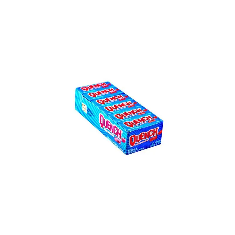 Quench Gum Double Raspberry - 12ct