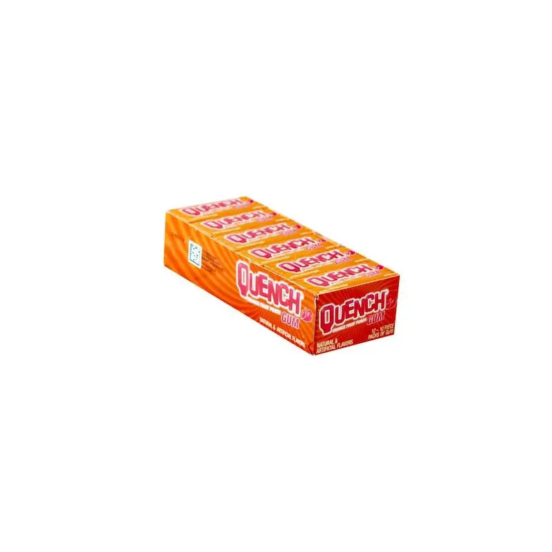 Quench Gum Orange Fruit Punch - 12ct