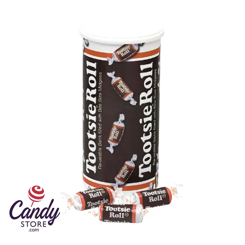 Tootsie Roll Candy Piggy Banks - 24ct