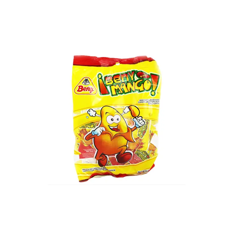 Beny Mango Mini Paleta Lollipops - 24ct Peg Bags