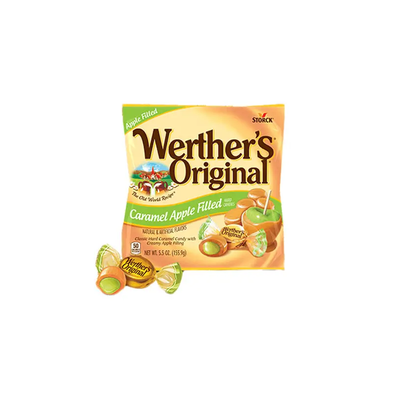 Werthers Original Caramel Apple-Filled Hard Candies - 8ct