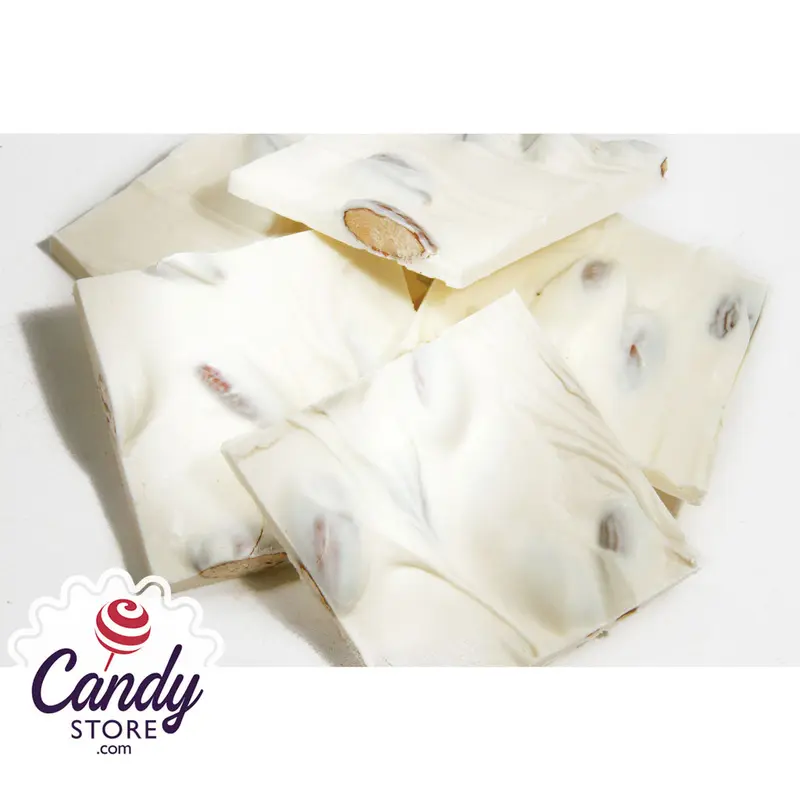 White Chocolate Almond Bark - 5lb Bulk
