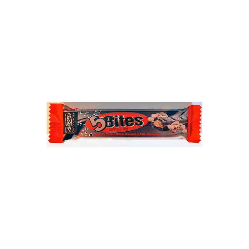 Baron 5 Bites Milk Chocolate Peanut Butter - 12ct