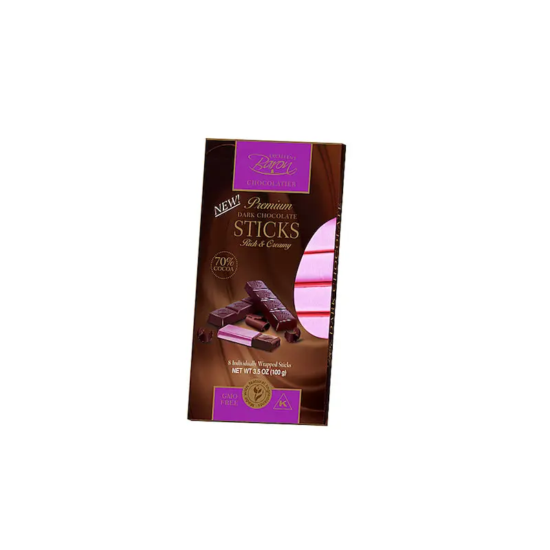 Baron 70% Dark Chocolate Sticks - 12ct