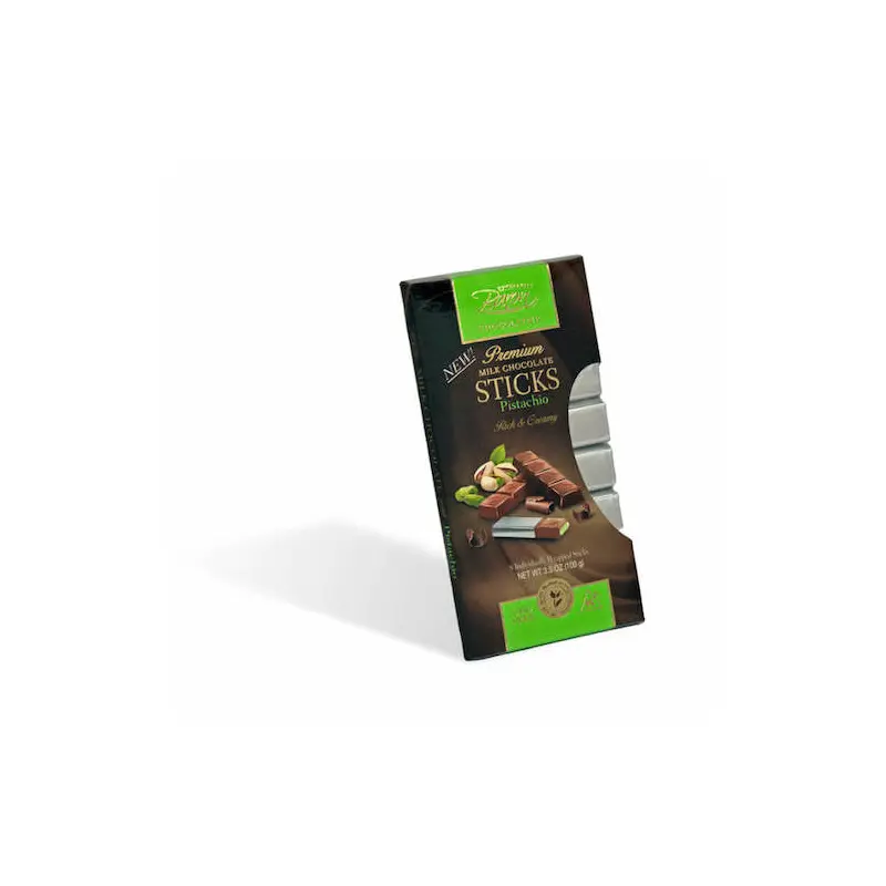 Baron Milk Chocolate Pistachios Sticks - 12ct
