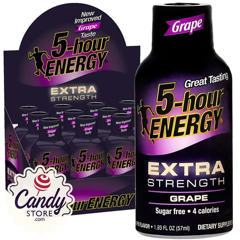 5-Hour Energy Extra Strength Grape - 12ct