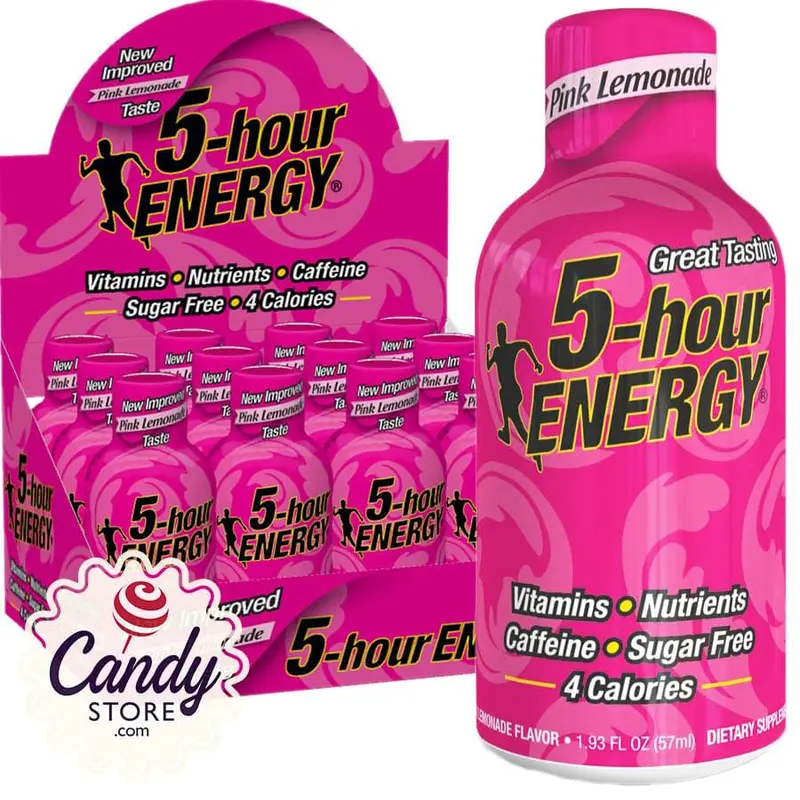 5-Hour Energy Pink Lemonade - 12ct