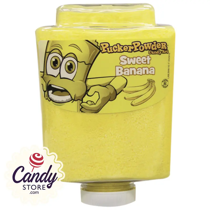Banana Pucker Powder Candy Art - 9oz Bottle