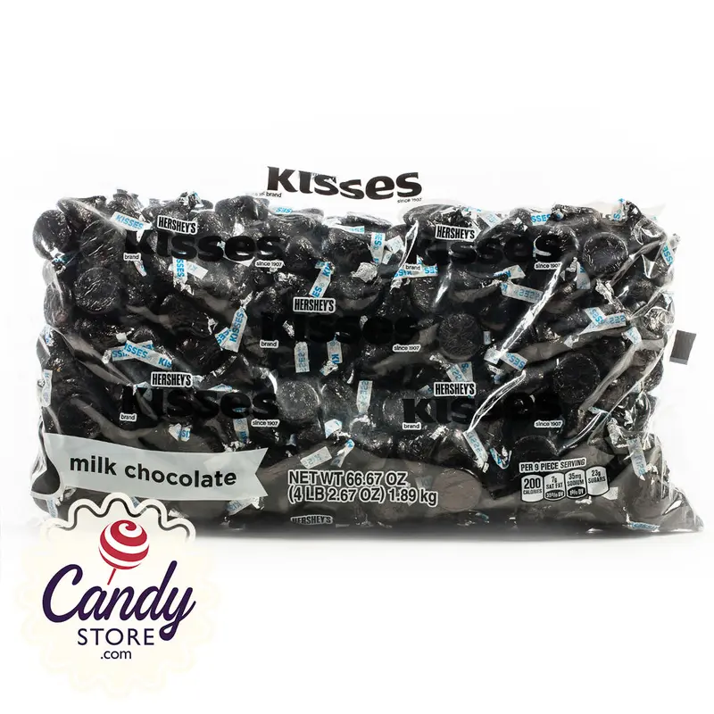 Black Hershey Kisses - 4.17lb Bulk