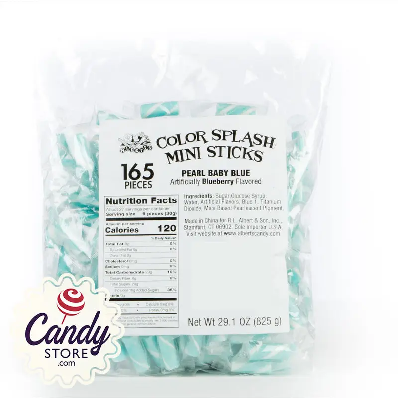 Blue Mini Candy Sticks Color Splash - 165ct