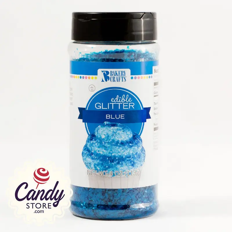 Blue Edible Glitter - 4oz