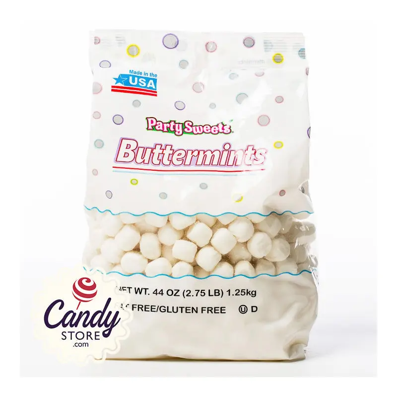 White Buttermint Creams - 2.75lb Bulk