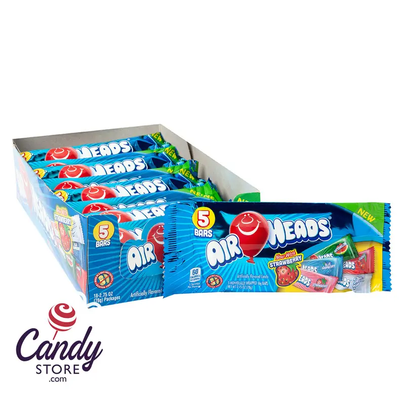 Assorted 5-Piece Airheads 2.75oz - 18ct