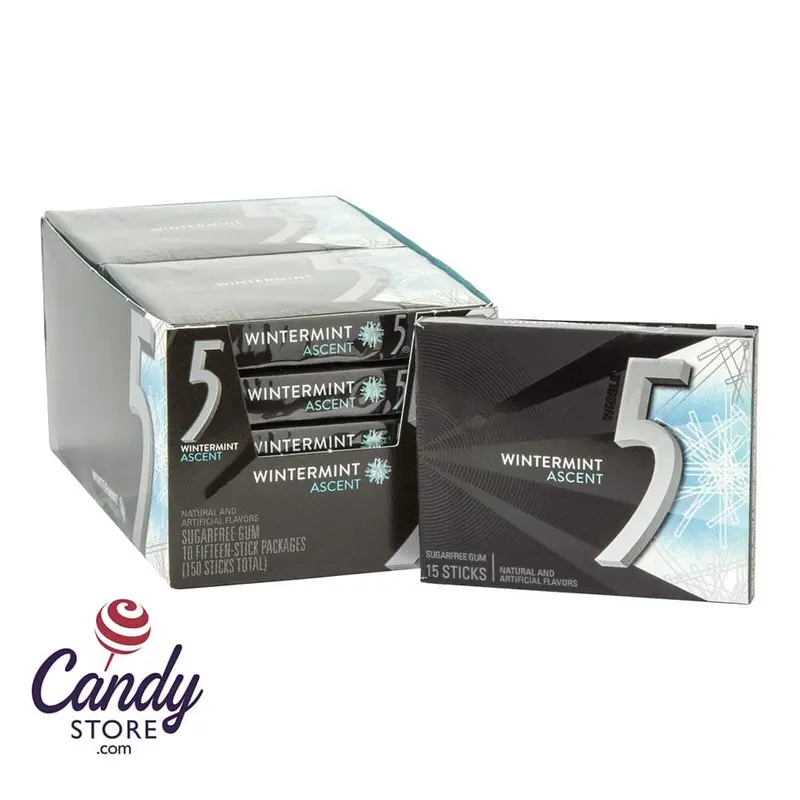 5 Ascent Wintermint Gum - 10ct