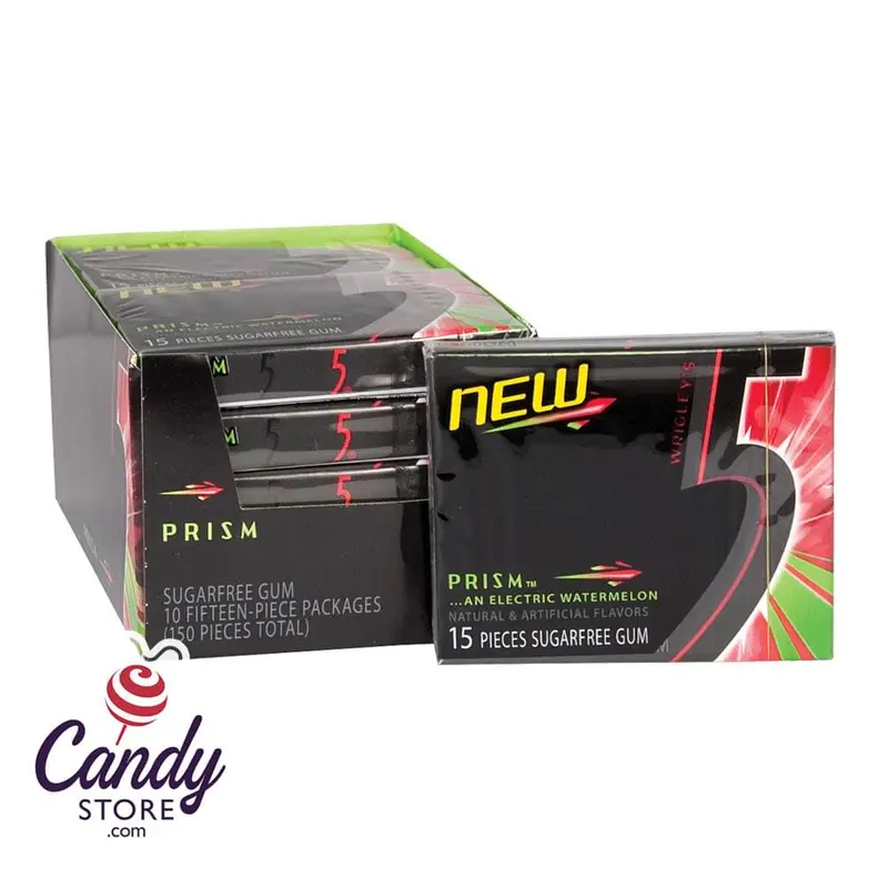 5 Prism Watermelon Gum - 10ct