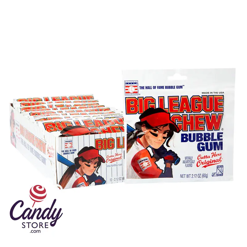 Big League Chew Original Girl Power 2.12oz - 12ct