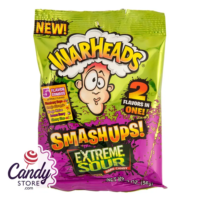 Warheads Smashups 2oz Bag - 12ct