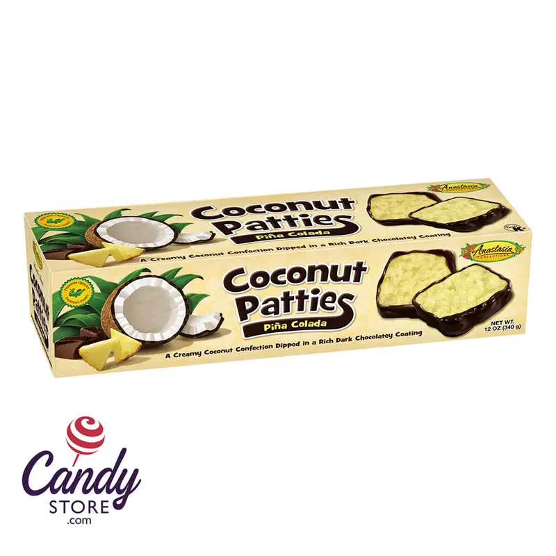 Anastasia Pina Colada Coconut Patties - 12ct Boxes