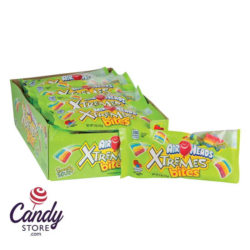 Xtremes Rainbow Airheads Bites 2oz - 18ct