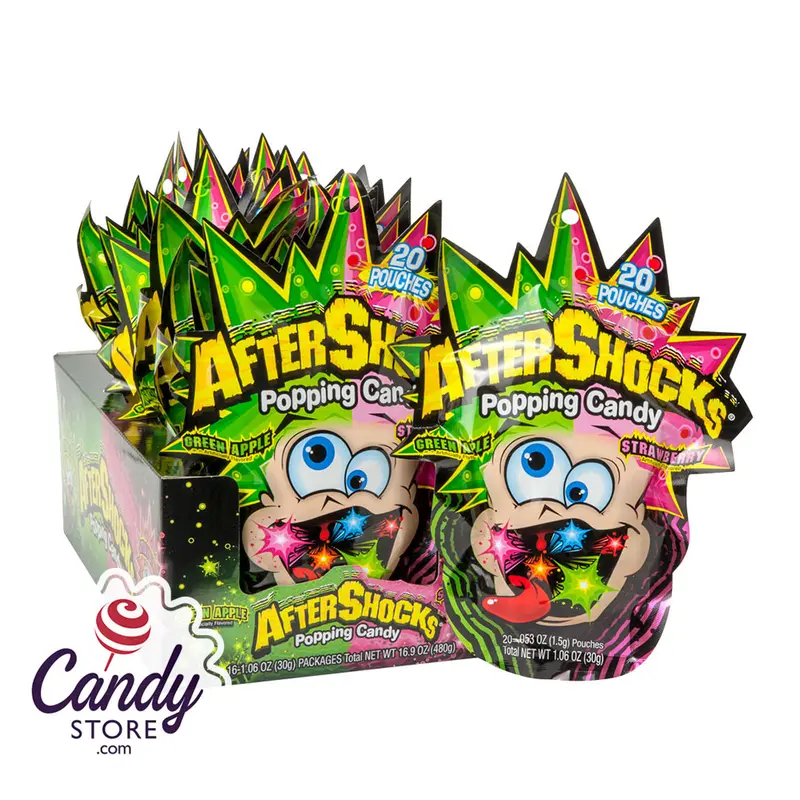 Aftershocks Popping Candy 1.06oz - 16ct