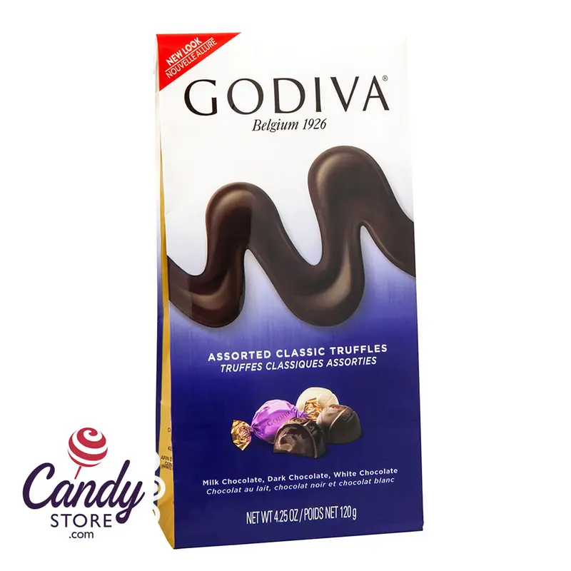 Assorted Godiva Truffles 4.25oz Bag - 6ct