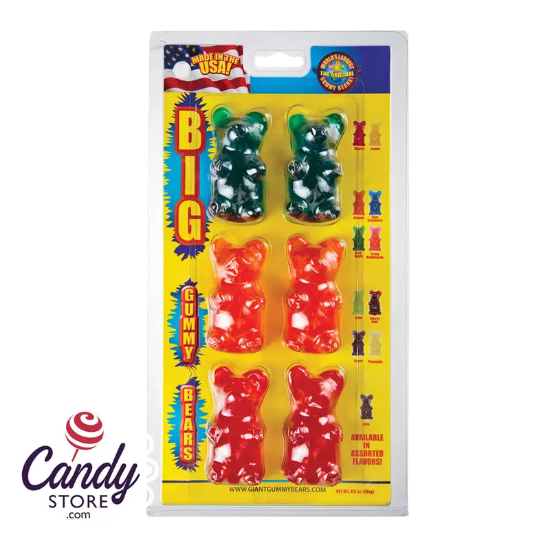 Big Gummy Bears - 12ct