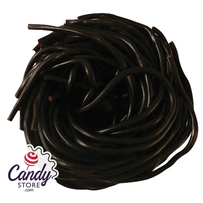 Black Licorice Laces Holland (Not For Sale In California) - 20lb