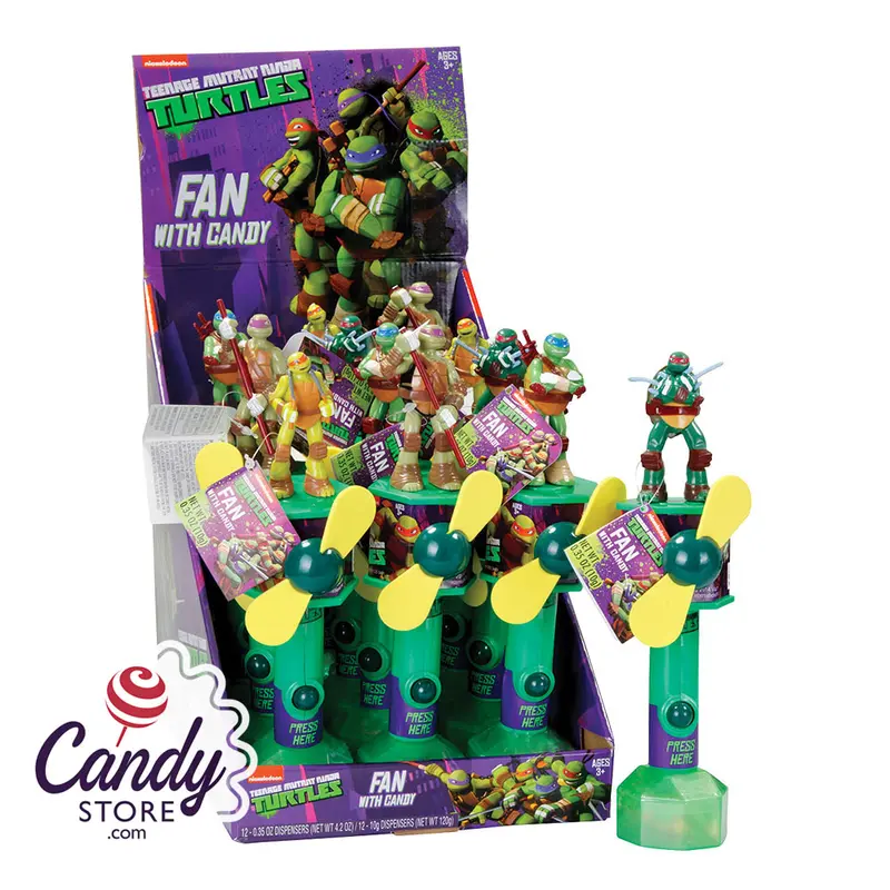 Teenage Mutant Ninja Turtles Candy Fan 0.35oz - 12ct
