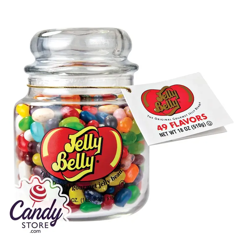 49-Flavor Jelly Beans 18oz Jelly Belly Jar - 6ct
