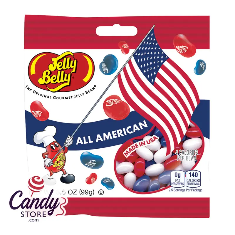 All American Mix Jelly Belly Jelly Beans 3.5oz Bag - 12ct