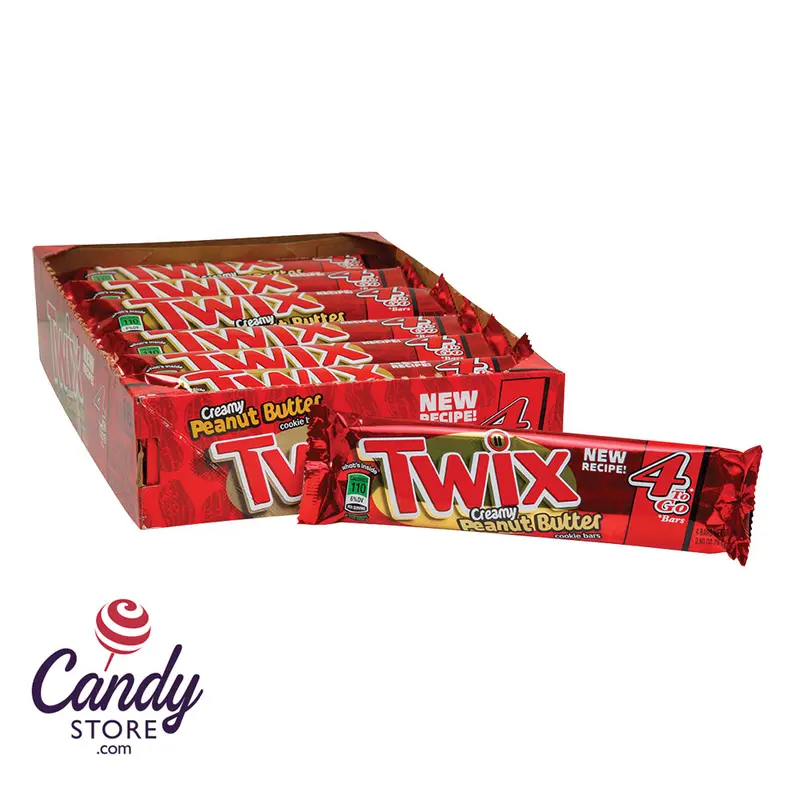 Twix Peanut Butter 2.8oz King Size Bar - 18ct