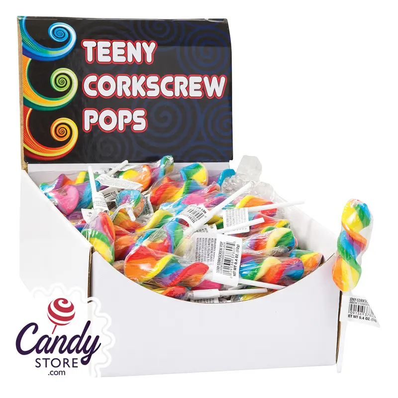 Teeny Corkscrew Pop 0.4oz - 36ct