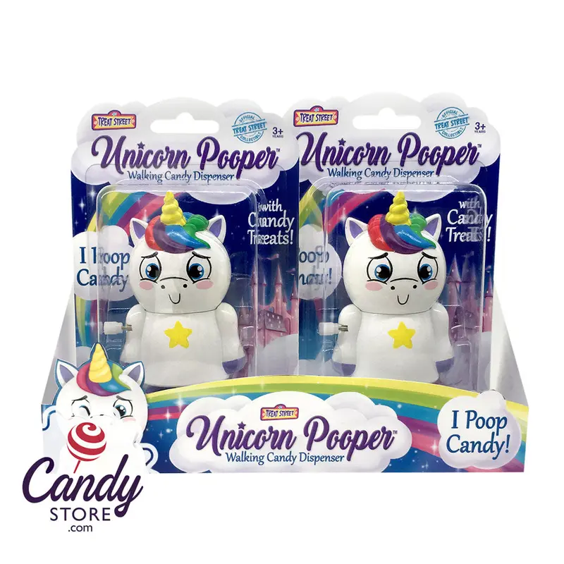 Unicorn Pooper Walking Candy Dispenser 0.28oz - 8ct