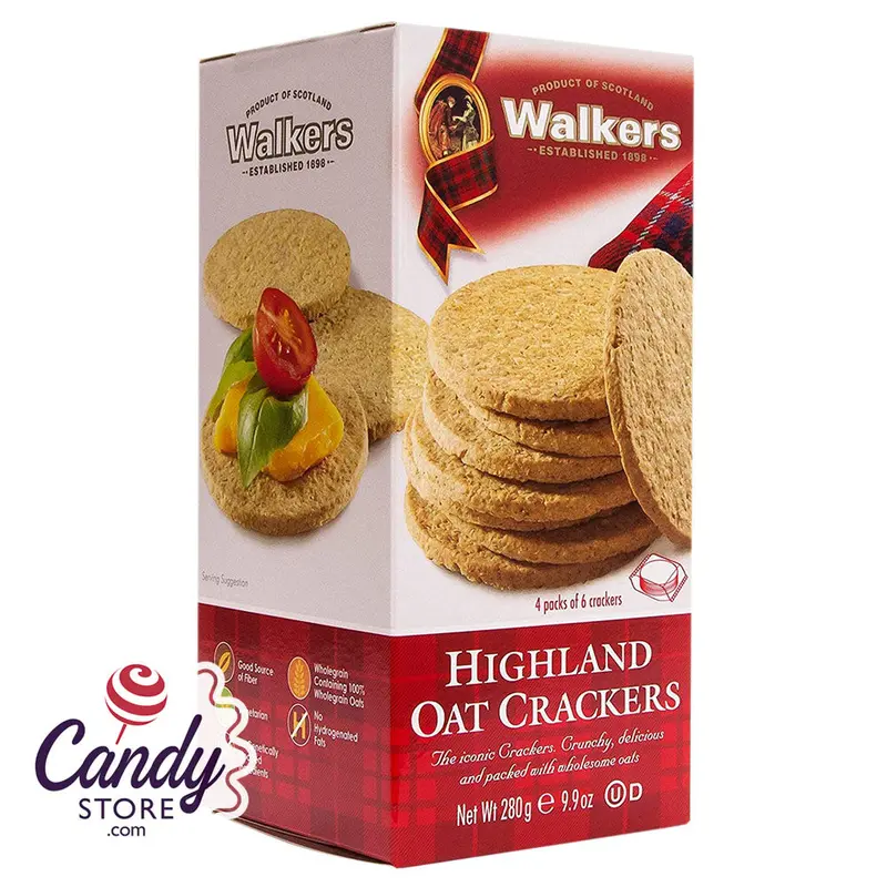 Walkers Highland Oat Crackers 9.9oz Box - 6ct