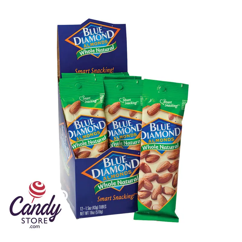 Blue Diamond Whole Natural Almonds 1.5oz Bag - 12ct