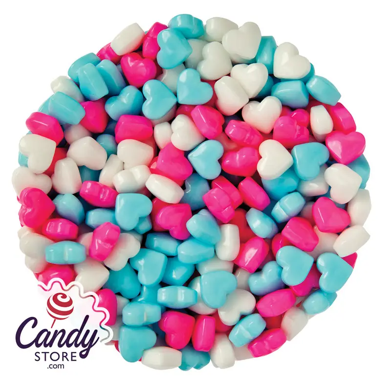 Baby Love Candy Hearts Blue Pink & White - 10lb