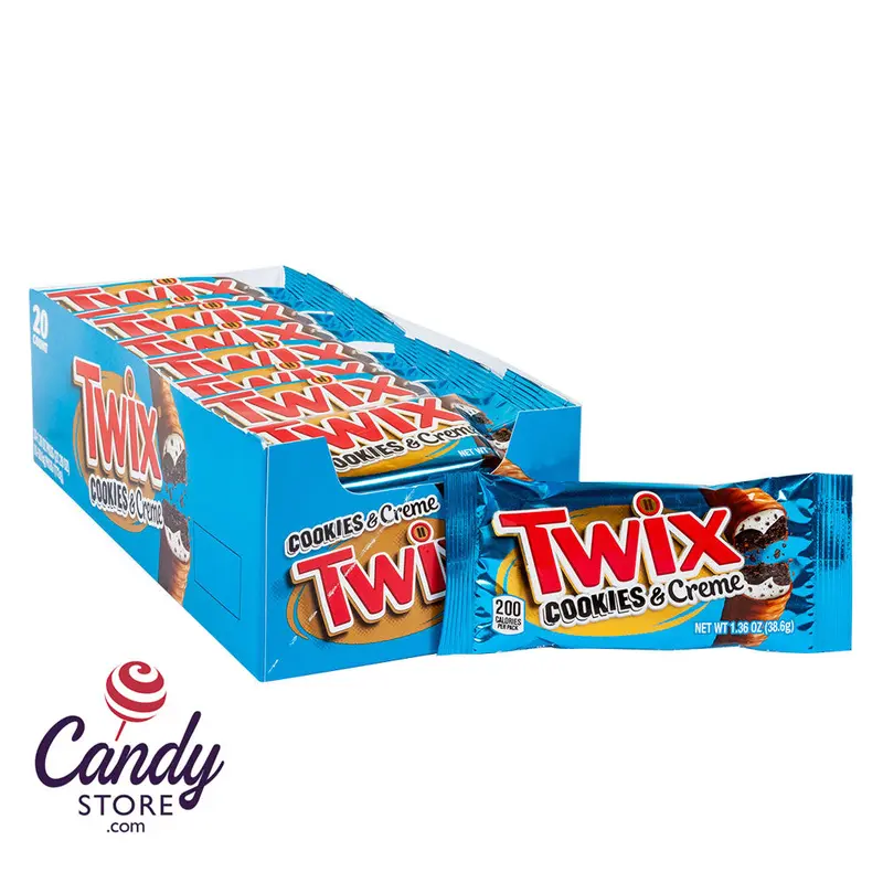 Twix-Cookies & Cream 1.41oz - 20ct
