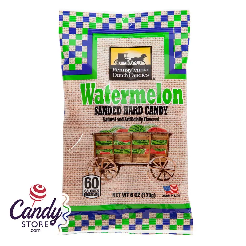 Watermelon Sanded Candy Pennsylvania Dutch - 36ct
