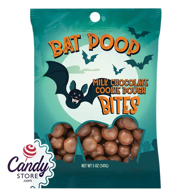 Bat Poop Cookie Dough 5oz Peg Bags - 12ct