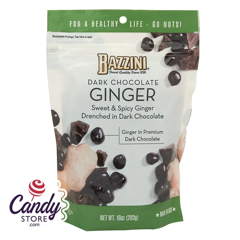 Bazzini Dark Chocolate Ginger 10oz Pouch - 8ct