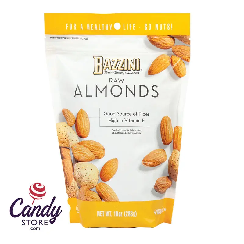 Bazzini Raw Almonds 10oz - 8ct