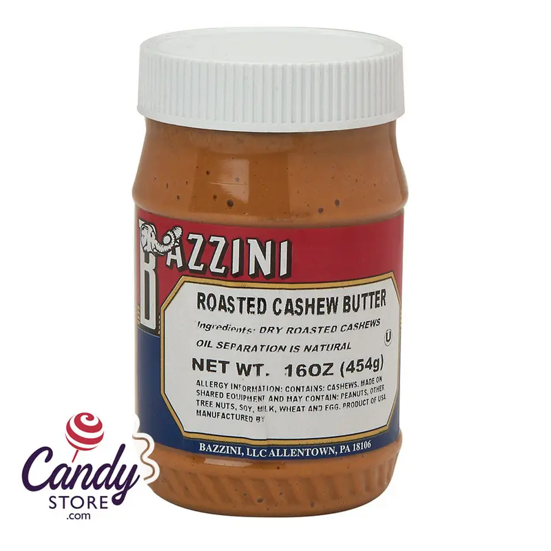 Bazzini Smooth Roasted Cashew Butter 16oz Jar - 1ct