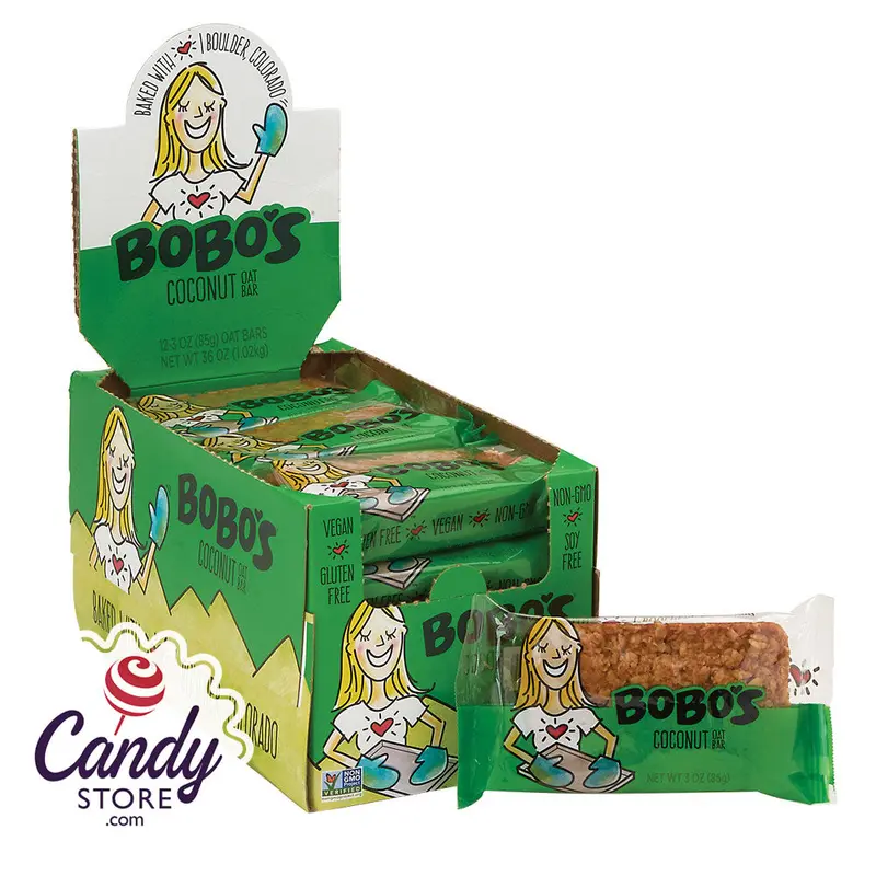 Bobo's Coconut Oat 3oz Bar - 12ct