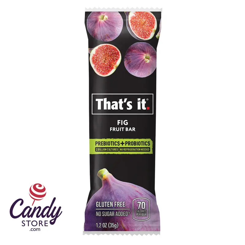 That's It Fig Probiotic Bar 1.2oz - 12ct