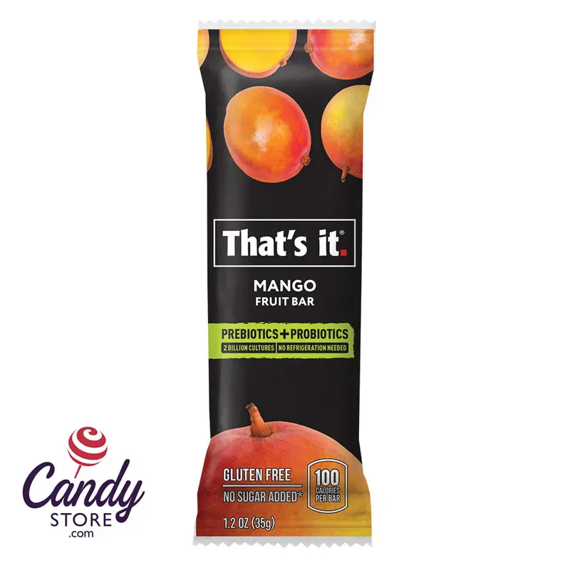 That's It Mango Probiotic Bar 1.2oz - 12ct