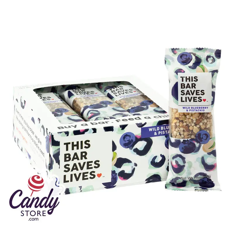 This Bar Saves Lives Blueberry Pistachio 1.4oz - 12ct