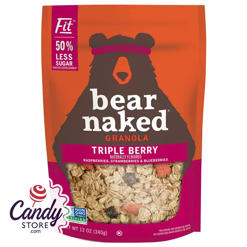 Bear Naked Triple Berry Granola 12oz Pouch - 6ct