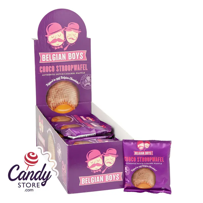 Belgian Boys Chocolate Stroop Wafel - 1.5oz - 24ct